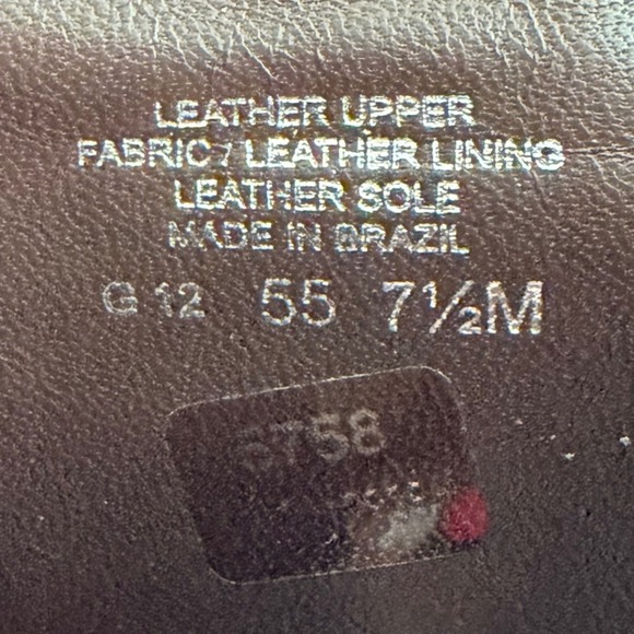 Tory Burch Jess Dark Brown Leather Knee High Riding Boots Gold Horsebit 7.5M - Picture 13 of 16